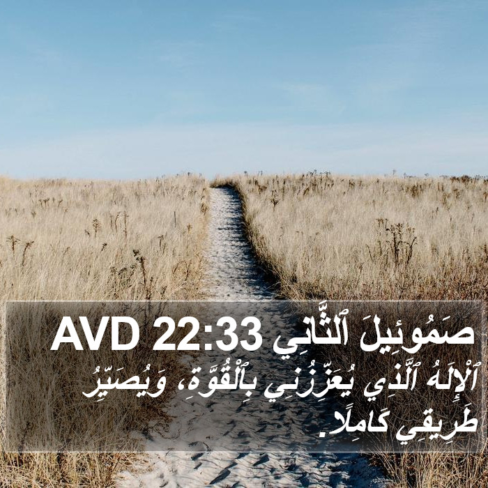 صَمُوئِيلَ ٱلثَّانِي 22:33 AVD Bible Study