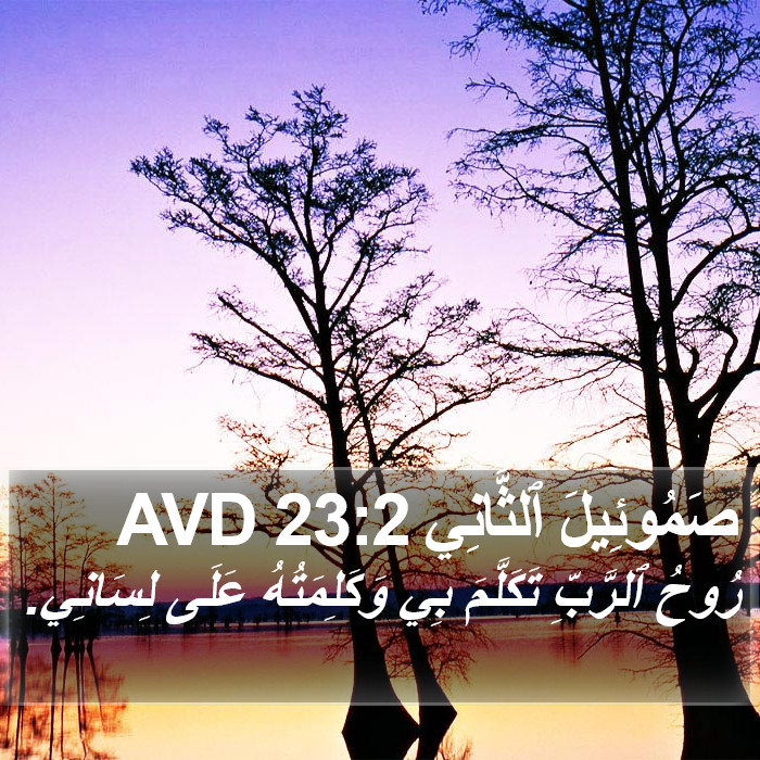 صَمُوئِيلَ ٱلثَّانِي 23:2 AVD Bible Study