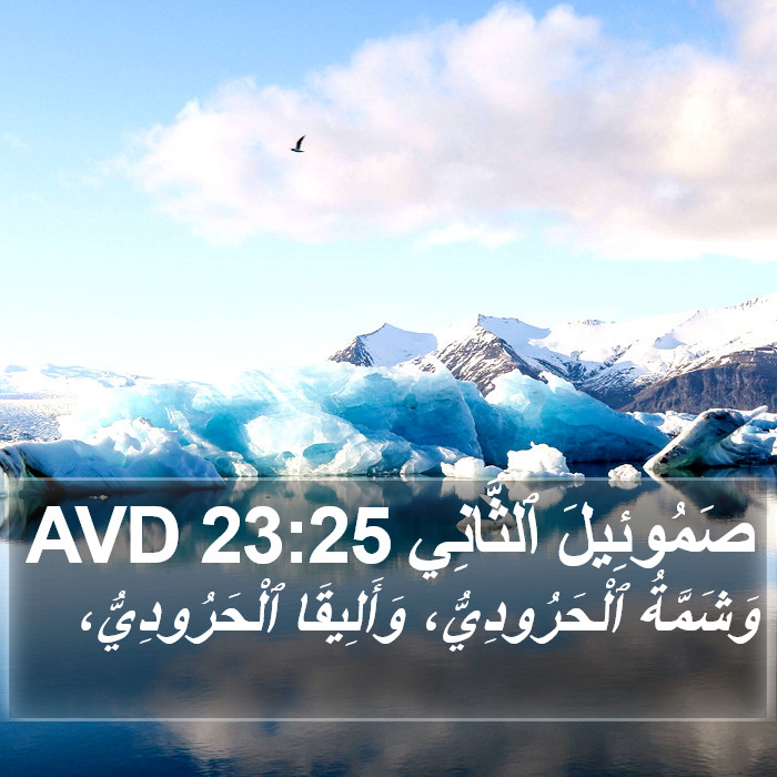 صَمُوئِيلَ ٱلثَّانِي 23:25 AVD Bible Study