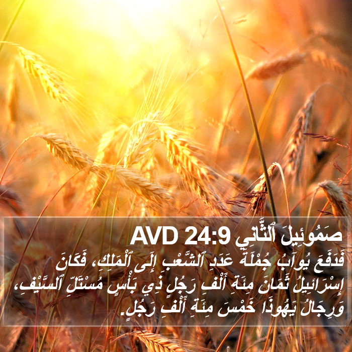 صَمُوئِيلَ ٱلثَّانِي 24:9 AVD Bible Study