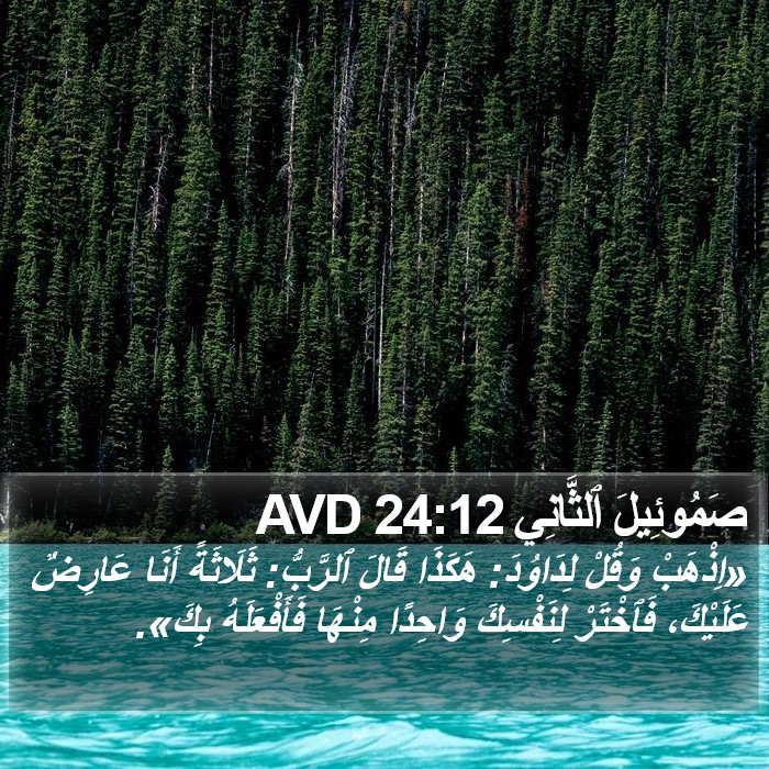 صَمُوئِيلَ ٱلثَّانِي 24:12 AVD Bible Study