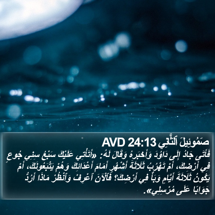 صَمُوئِيلَ ٱلثَّانِي 24:13 AVD Bible Study