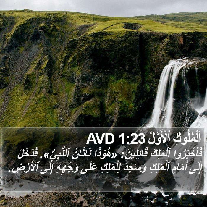 اَلْمُلُوكِ ٱلْأَوَّلُ 1:23 AVD Bible Study