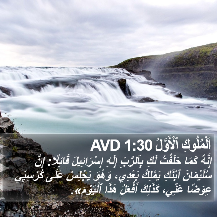 اَلْمُلُوكِ ٱلْأَوَّلُ 1:30 AVD Bible Study