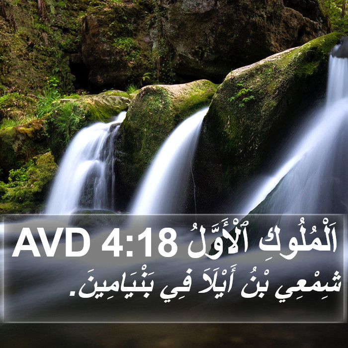 اَلْمُلُوكِ ٱلْأَوَّلُ 4:18 AVD Bible Study