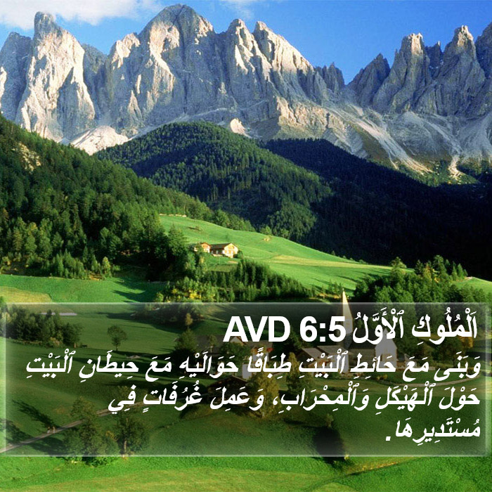 اَلْمُلُوكِ ٱلْأَوَّلُ 6:5 AVD Bible Study