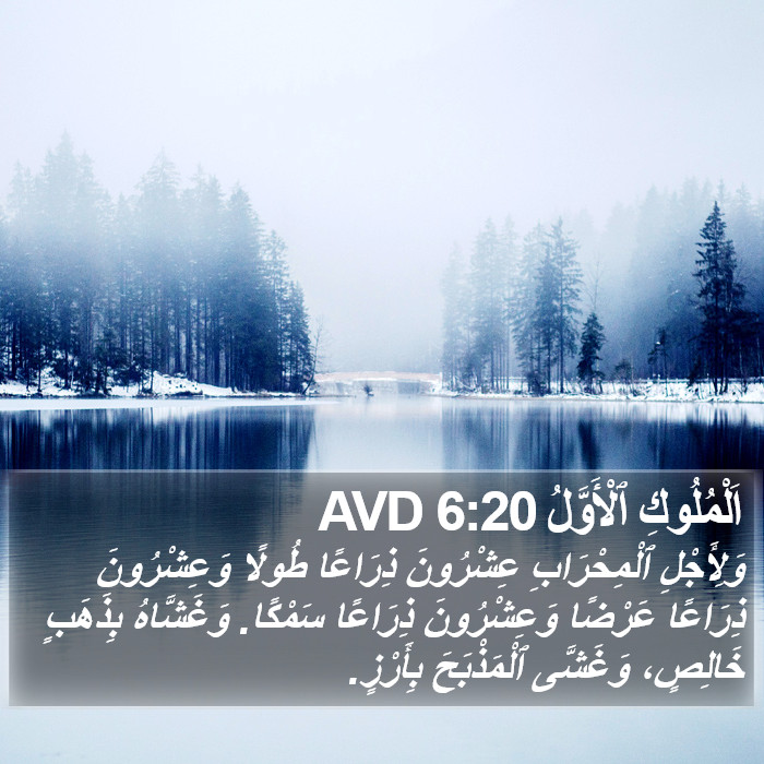 اَلْمُلُوكِ ٱلْأَوَّلُ 6:20 AVD Bible Study