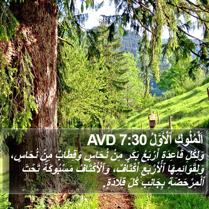 اَلْمُلُوكِ ٱلْأَوَّلُ 7:30 AVD Bible Study