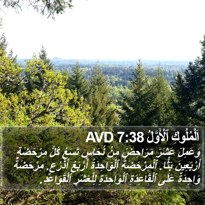 اَلْمُلُوكِ ٱلْأَوَّلُ 7:38 AVD Bible Study