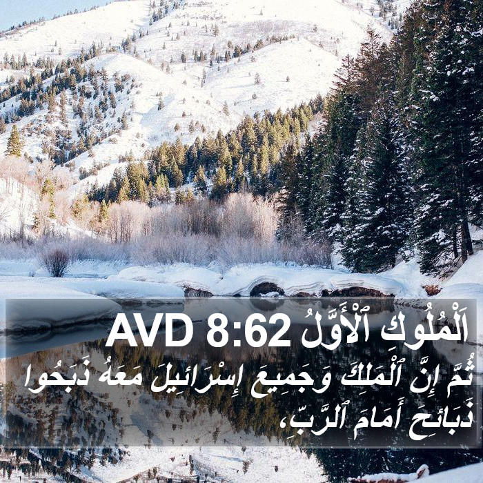 اَلْمُلُوكِ ٱلْأَوَّلُ 8:62 AVD Bible Study