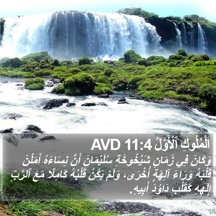 اَلْمُلُوكِ ٱلْأَوَّلُ 11:4 AVD Bible Study