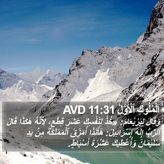 اَلْمُلُوكِ ٱلْأَوَّلُ 11:31 AVD Bible Study
