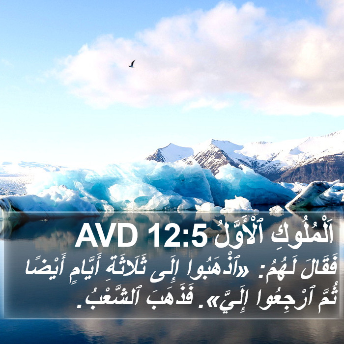 اَلْمُلُوكِ ٱلْأَوَّلُ 12:5 AVD Bible Study