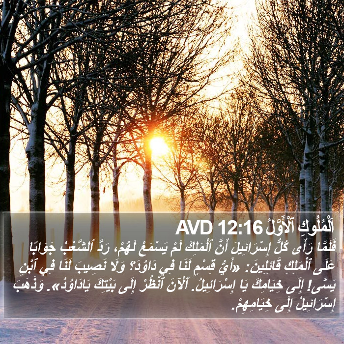 اَلْمُلُوكِ ٱلْأَوَّلُ 12:16 AVD Bible Study