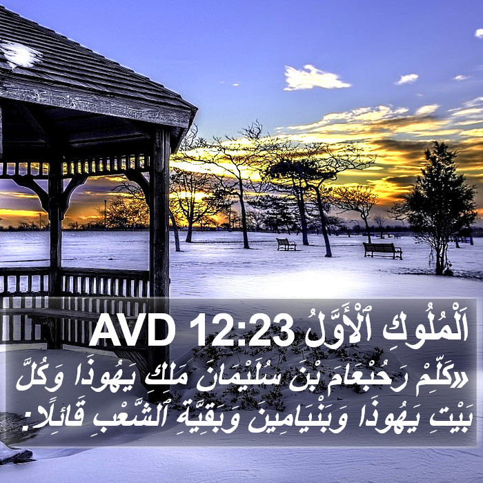 اَلْمُلُوكِ ٱلْأَوَّلُ 12:23 AVD Bible Study