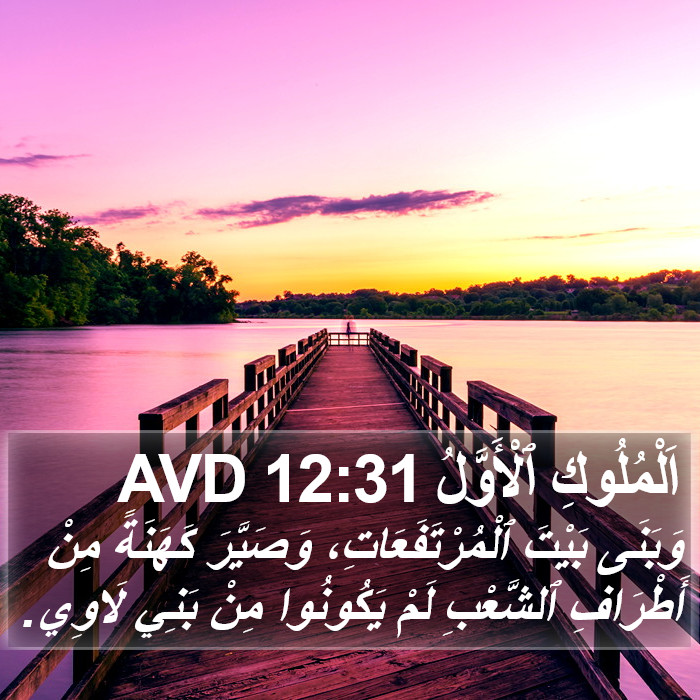 اَلْمُلُوكِ ٱلْأَوَّلُ 12:31 AVD Bible Study