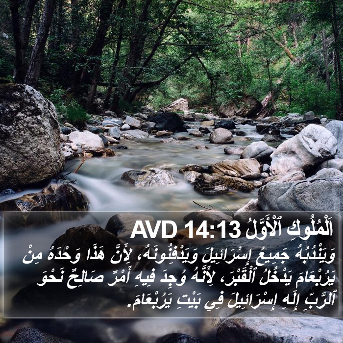 اَلْمُلُوكِ ٱلْأَوَّلُ 14:13 AVD Bible Study
