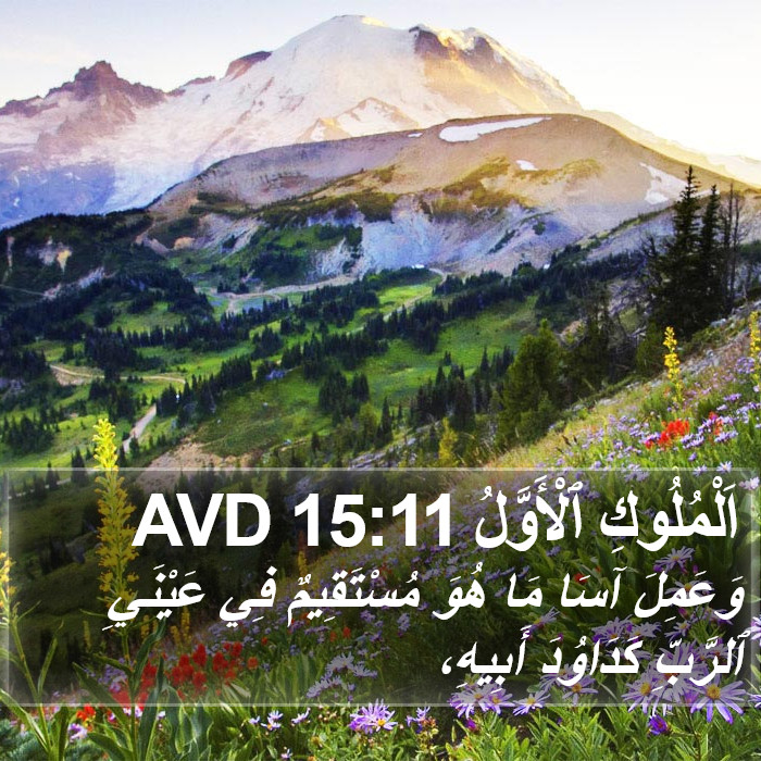 اَلْمُلُوكِ ٱلْأَوَّلُ 15:11 AVD Bible Study