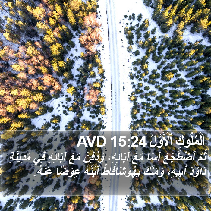 اَلْمُلُوكِ ٱلْأَوَّلُ 15:24 AVD Bible Study