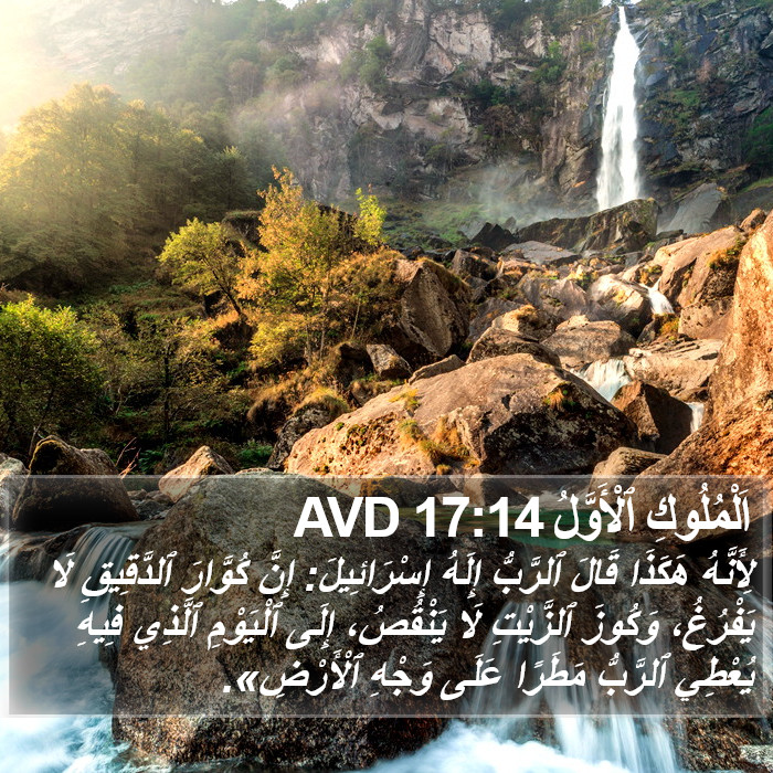 اَلْمُلُوكِ ٱلْأَوَّلُ 17:14 AVD Bible Study