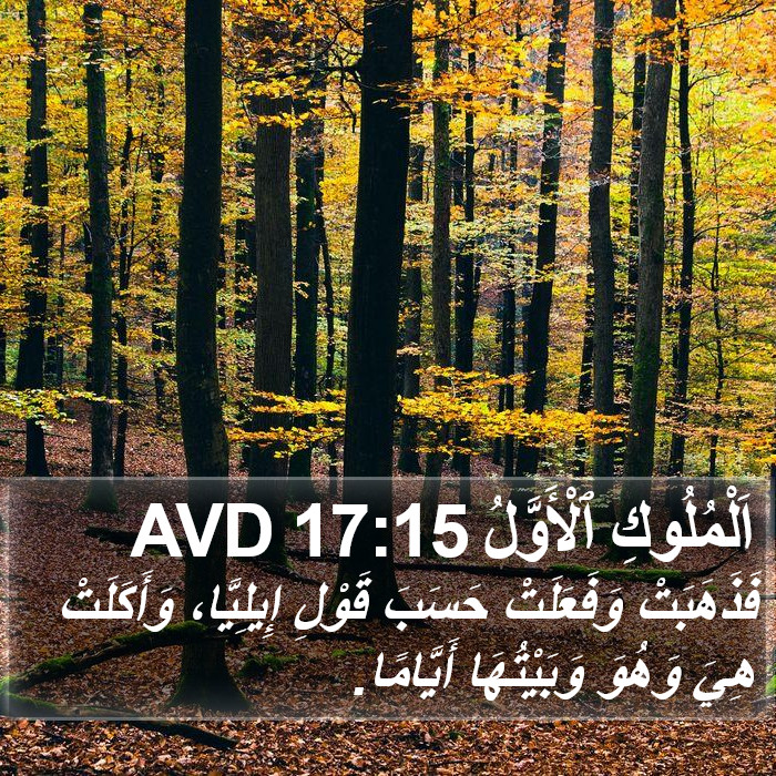 اَلْمُلُوكِ ٱلْأَوَّلُ 17:15 AVD Bible Study