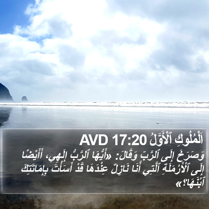 اَلْمُلُوكِ ٱلْأَوَّلُ 17:20 AVD Bible Study