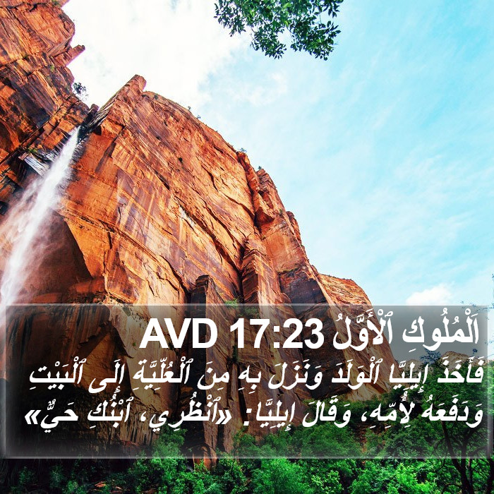 اَلْمُلُوكِ ٱلْأَوَّلُ 17:23 AVD Bible Study