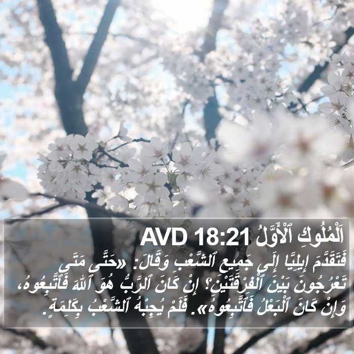 اَلْمُلُوكِ ٱلْأَوَّلُ 18:21 AVD Bible Study