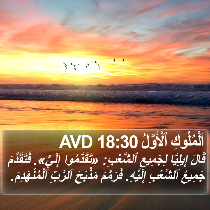 اَلْمُلُوكِ ٱلْأَوَّلُ 18:30 AVD Bible Study