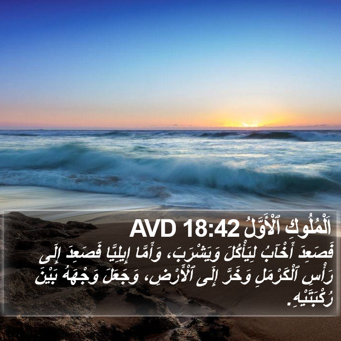 اَلْمُلُوكِ ٱلْأَوَّلُ 18:42 AVD Bible Study