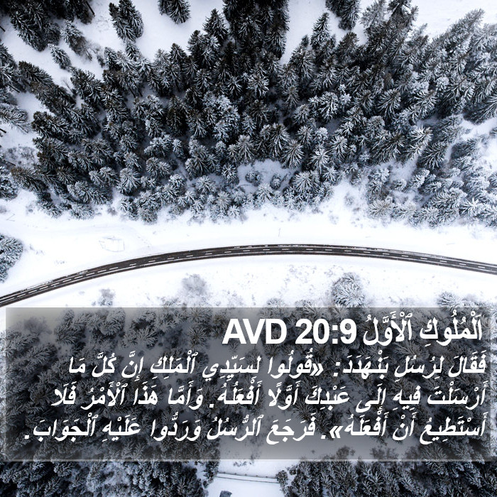 اَلْمُلُوكِ ٱلْأَوَّلُ 20:9 AVD Bible Study