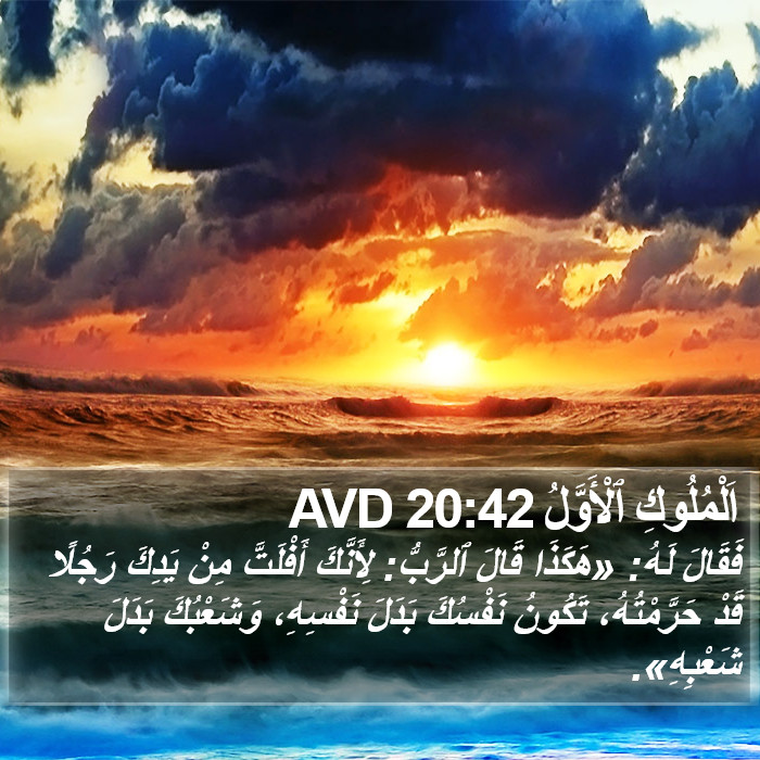 اَلْمُلُوكِ ٱلْأَوَّلُ 20:42 AVD Bible Study