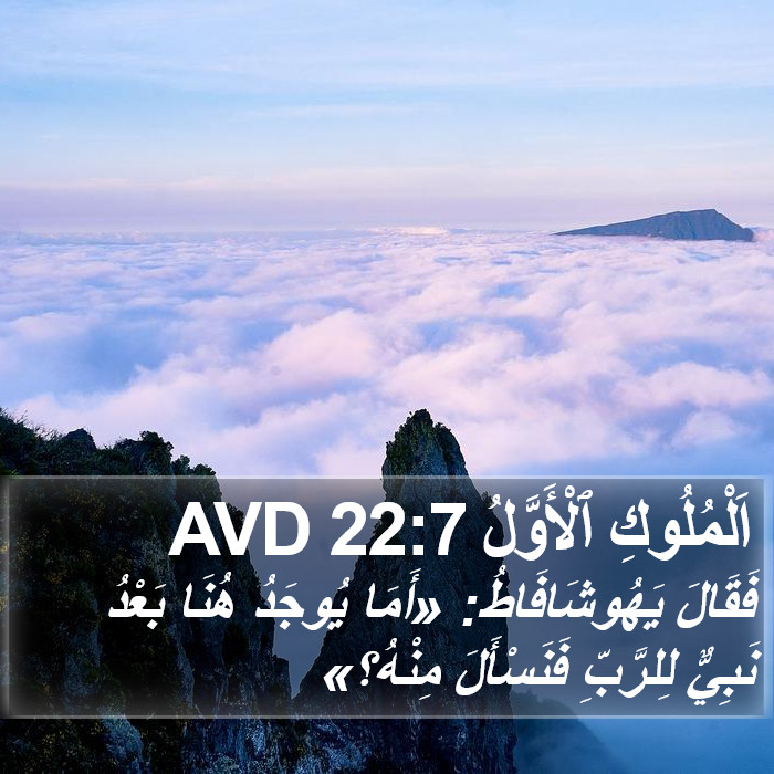 اَلْمُلُوكِ ٱلْأَوَّلُ 22:7 AVD Bible Study