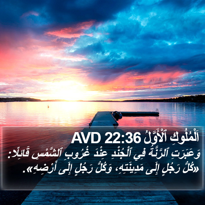 اَلْمُلُوكِ ٱلْأَوَّلُ 22:36 AVD Bible Study