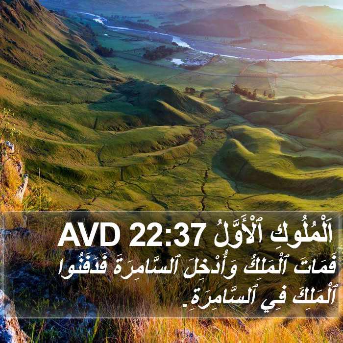 اَلْمُلُوكِ ٱلْأَوَّلُ 22:37 AVD Bible Study