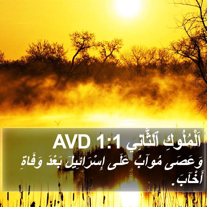 اَلْمُلُوكِ ٱلثَّانِي 1:1 AVD Bible Study