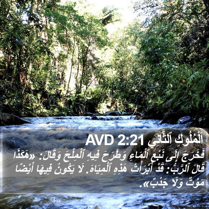 اَلْمُلُوكِ ٱلثَّانِي 2:21 AVD Bible Study