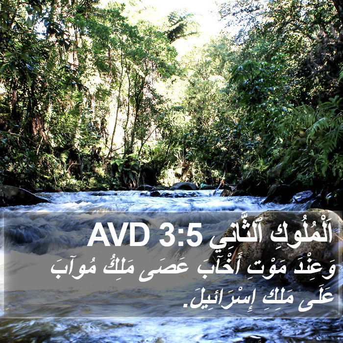 اَلْمُلُوكِ ٱلثَّانِي 3:5 AVD Bible Study