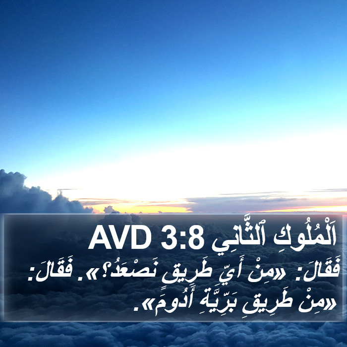 اَلْمُلُوكِ ٱلثَّانِي 3:8 AVD Bible Study