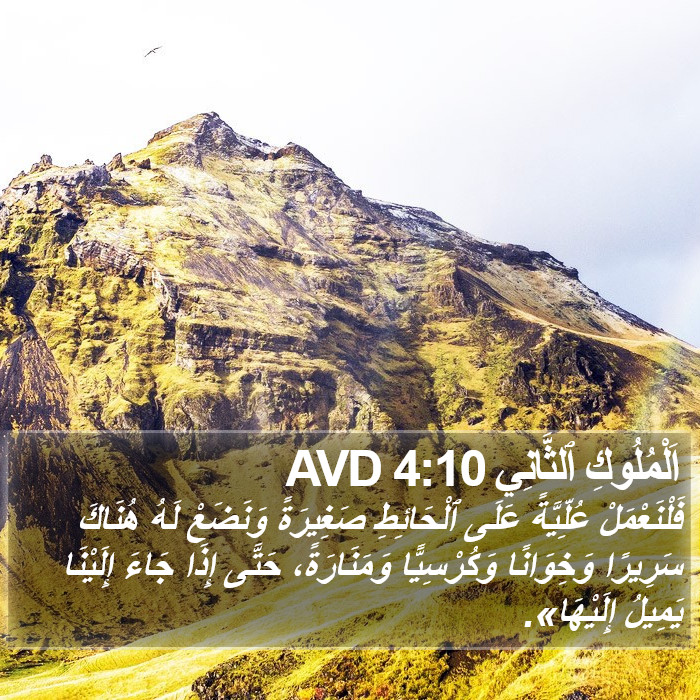 اَلْمُلُوكِ ٱلثَّانِي 4:10 AVD Bible Study