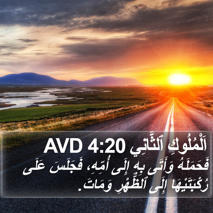 اَلْمُلُوكِ ٱلثَّانِي 4:20 AVD Bible Study