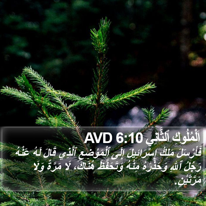 اَلْمُلُوكِ ٱلثَّانِي 6:10 AVD Bible Study