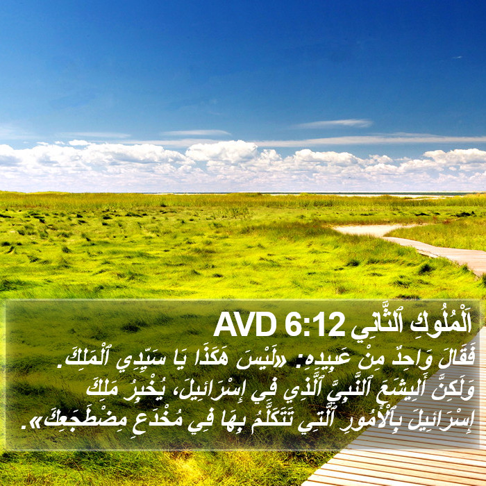 اَلْمُلُوكِ ٱلثَّانِي 6:12 AVD Bible Study