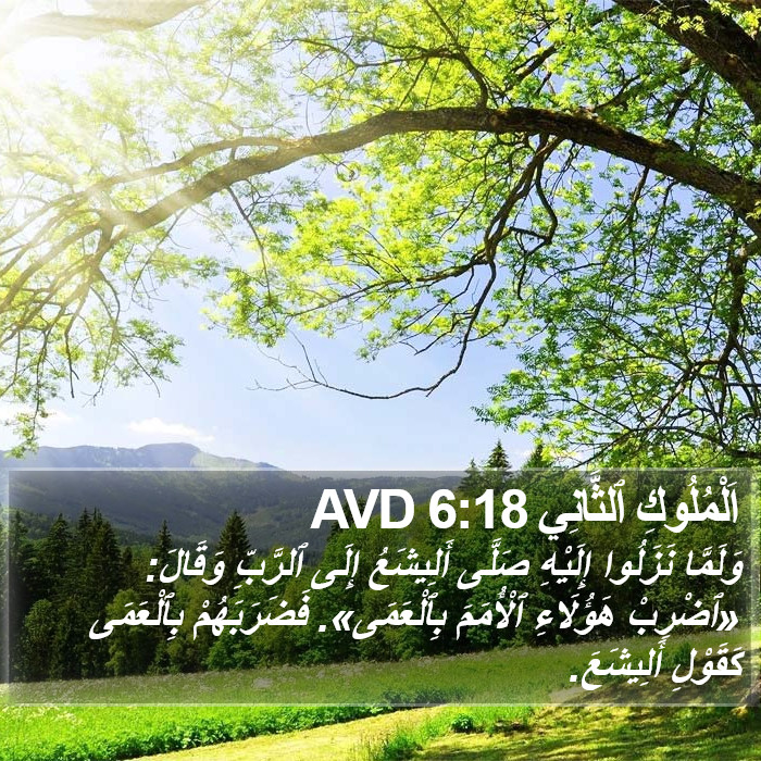 اَلْمُلُوكِ ٱلثَّانِي 6:18 AVD Bible Study