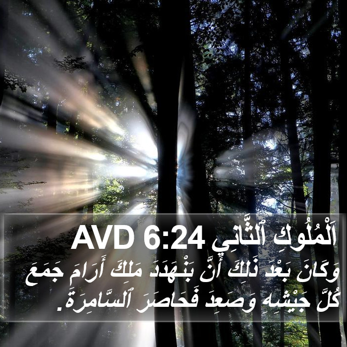 اَلْمُلُوكِ ٱلثَّانِي 6:24 AVD Bible Study