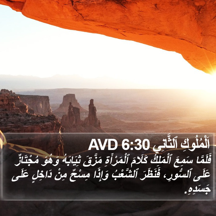 اَلْمُلُوكِ ٱلثَّانِي 6:30 AVD Bible Study