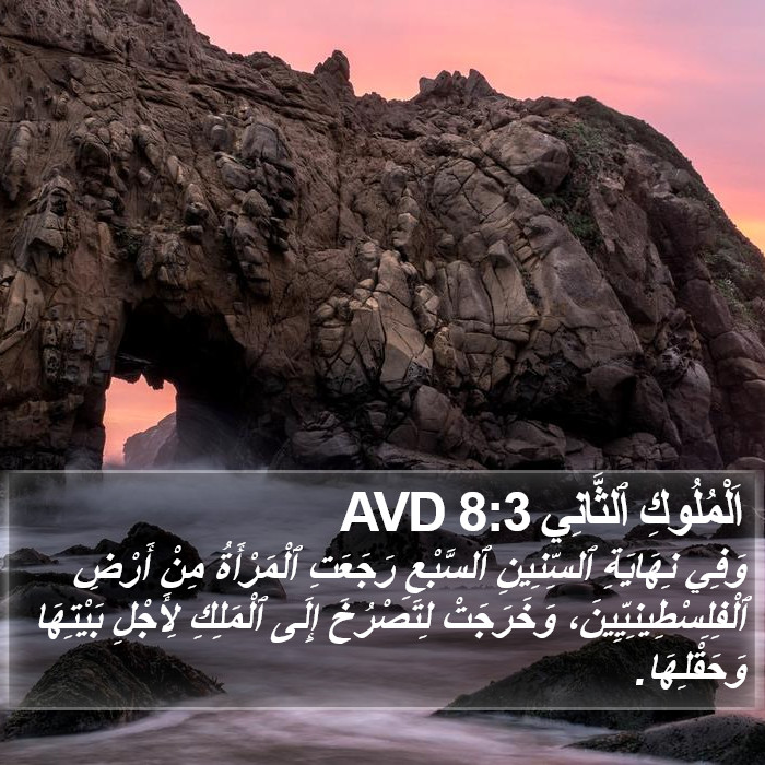 اَلْمُلُوكِ ٱلثَّانِي 8:3 AVD Bible Study