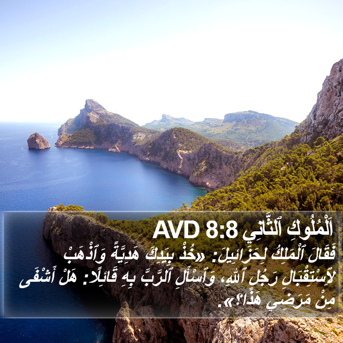 اَلْمُلُوكِ ٱلثَّانِي 8:8 AVD Bible Study