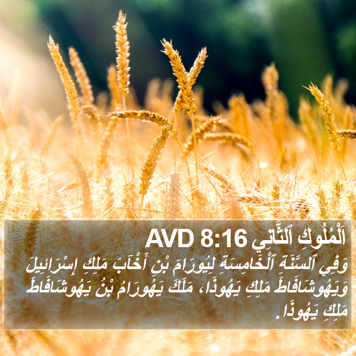 اَلْمُلُوكِ ٱلثَّانِي 8:16 AVD Bible Study