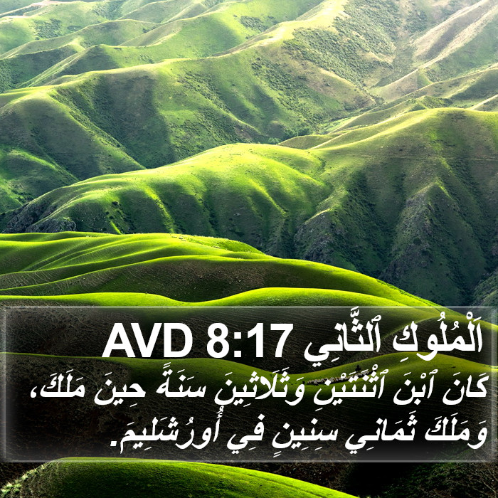 اَلْمُلُوكِ ٱلثَّانِي 8:17 AVD Bible Study